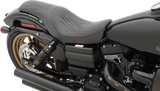 DRAG SPECIALTIES Predator Seat - Flame Stitched - '06-'17 Dyna 0803-0290