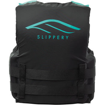 SLIPPERY Women's Hydro Vest - Black/Mint - Large 11241450584020