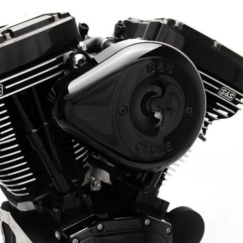 S&S Cycle 2007+ XL Sportster Models w/ Stock EFI Stealth Air Cleaner Kit w/ Black Teardrop Cover 170-0527B