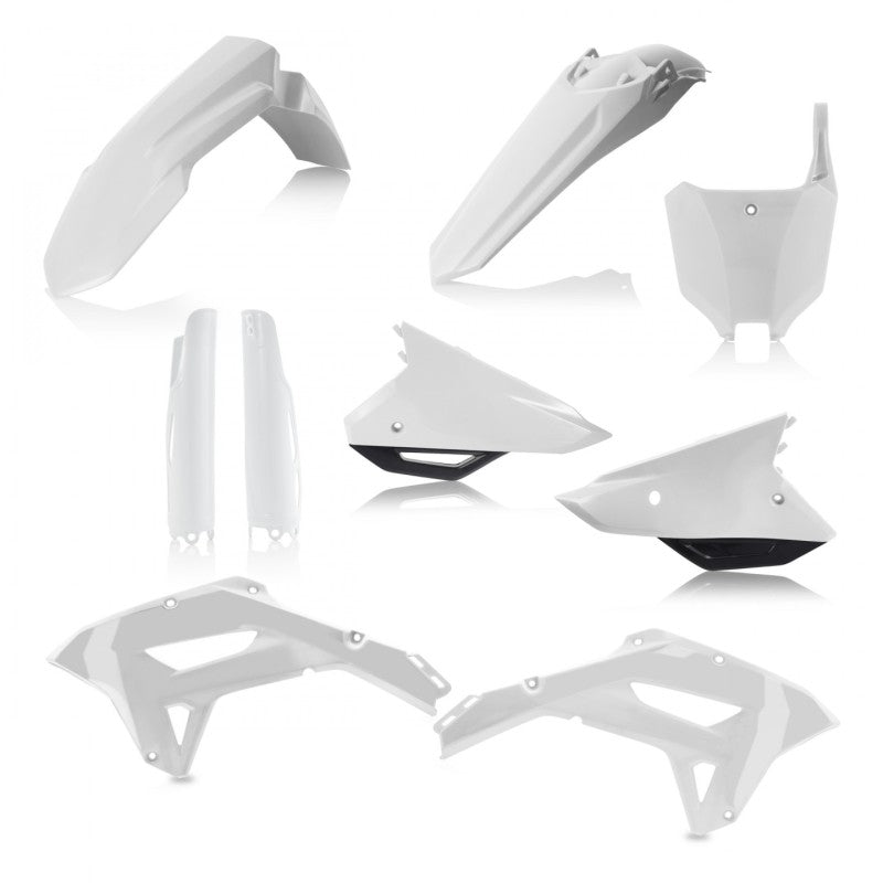 Acerbis 21-23 Honda CRF250RX/ CRF450RX/ CRF450R-S Full Plastic Kit - White/Black