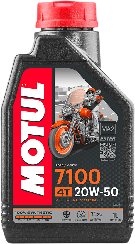 MOTUL 7100 4T Synthetic Oil - 20W-50 - 1L 104103