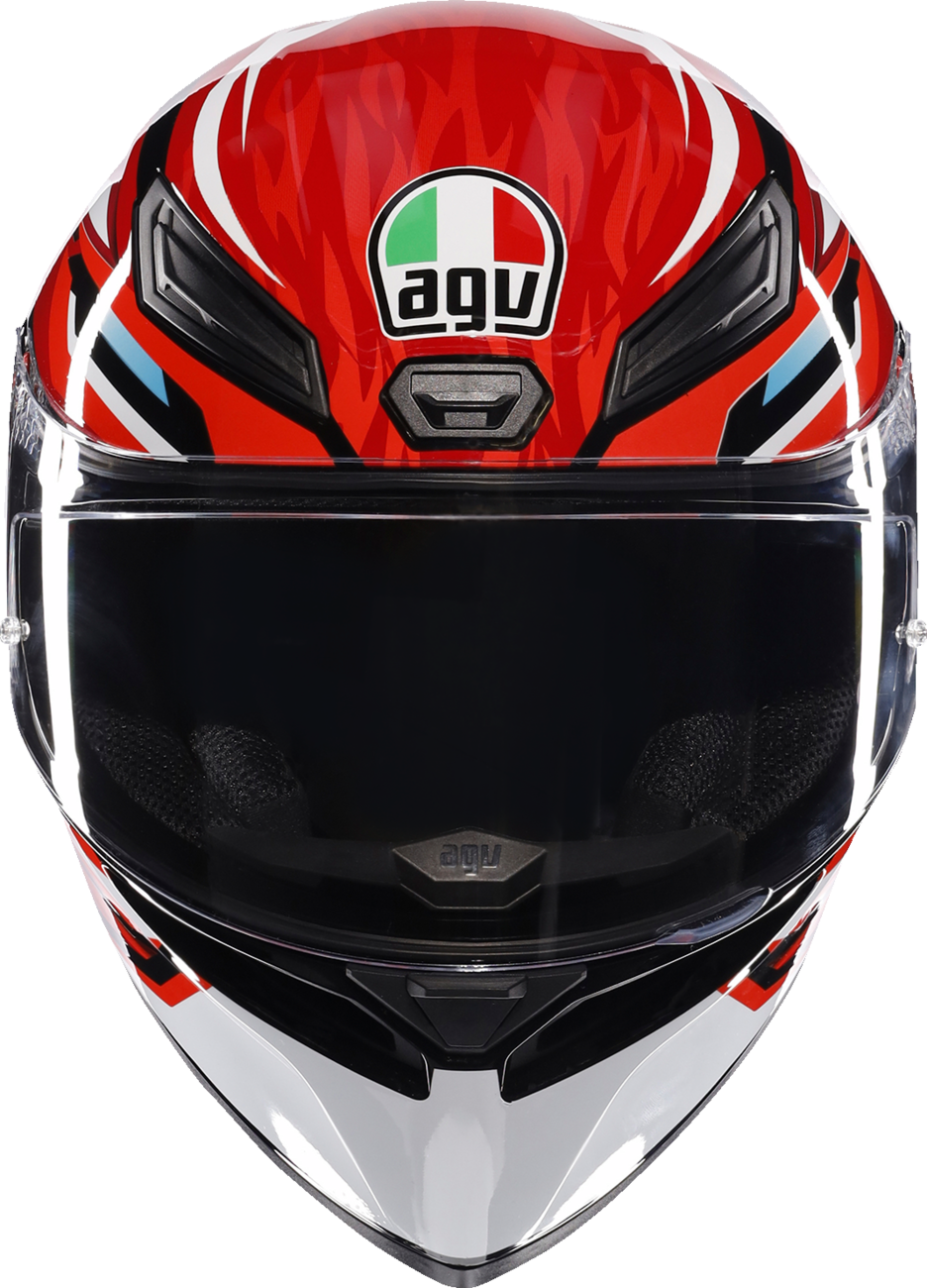 AGV K1 S Helmet - Lion - Black/Red/White - Small 2118394003-035-S