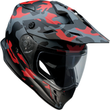 Z1R Range Helmet - Camo - Red - Medium 0140-0095