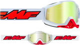 FMF PowerBomb Goggles - Rocket - White - True Gold F-50037-00004 2601-2981