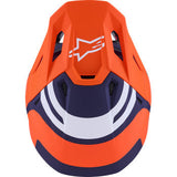 ALPINESTARS SM7 Helmet - Core - Matte Orange/Blue - Small 8301826-408-S