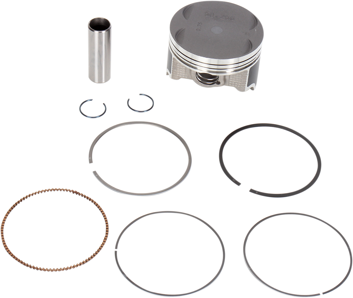 WSM Piston Kit - Kawasaki 650 - +.75 mm 50-256-06K