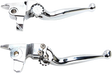 POWERSTANDS RACING Lever Set - Journey - Harley Davidson - Chrome 12-00611-20