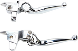 POWERSTANDS RACING Lever Set - Journey - Harley Davidson - Chrome 12-00611-20