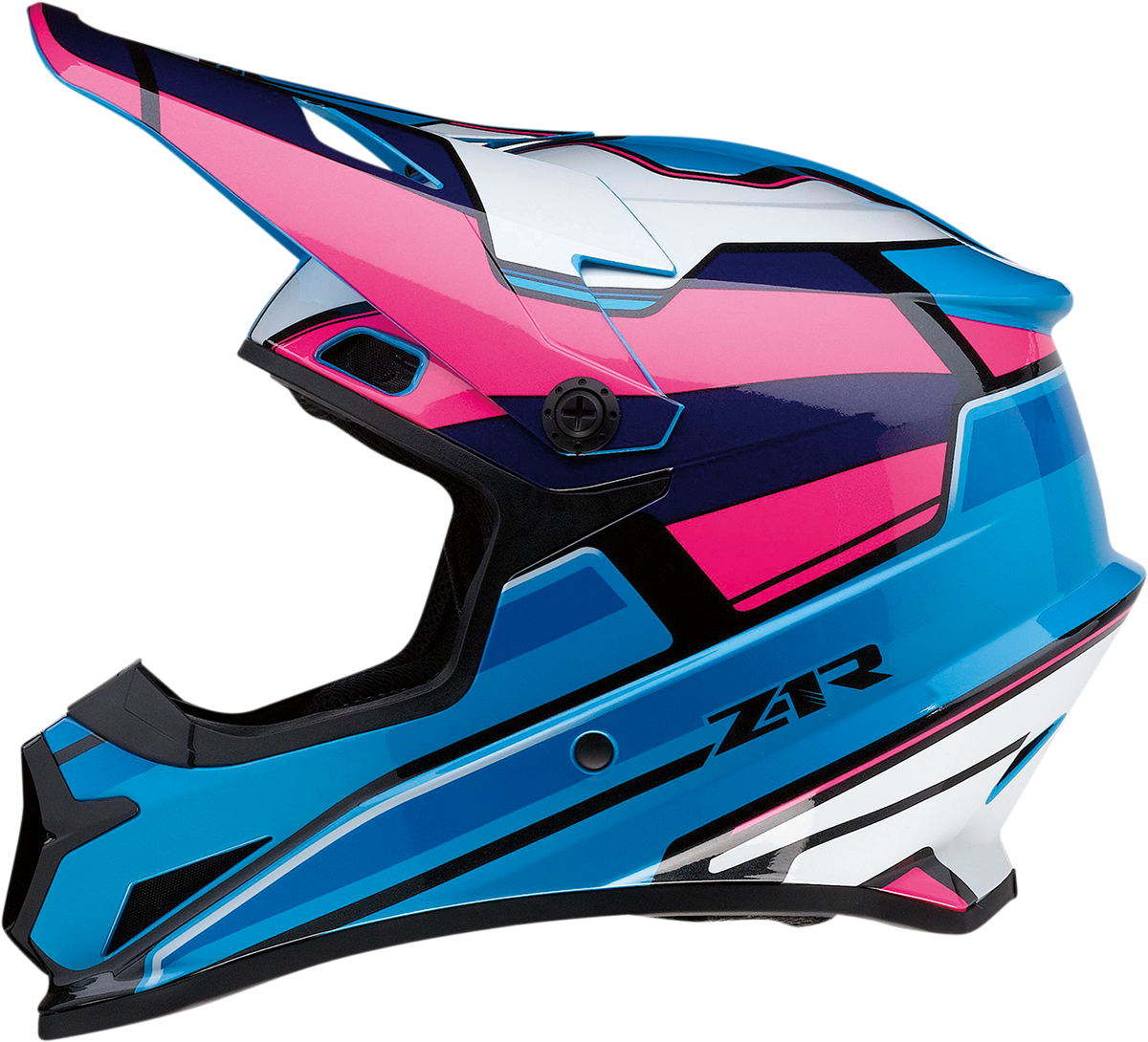 Z1R Rise Helmet - MC - Pink/Blue - XL 0110-7188