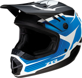 Z1R Youth Rise Helmet - Flame - Blue - Small 0111-1448