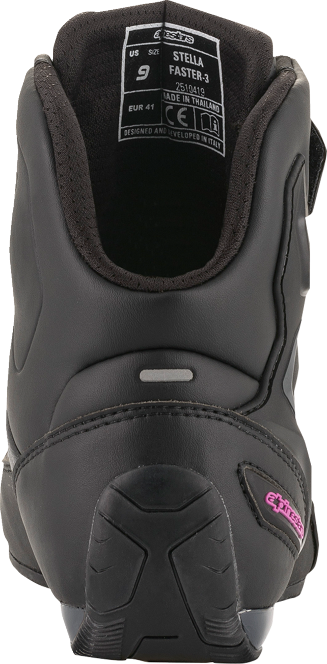 ALPINESTARS Stella Faster-3 Shoes - Black/Pink - US 9.5 251041910400