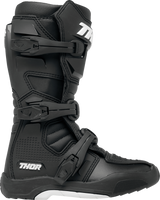 THOR Youth Blitz XR Boots - Black/White - Size 4 3411-0727