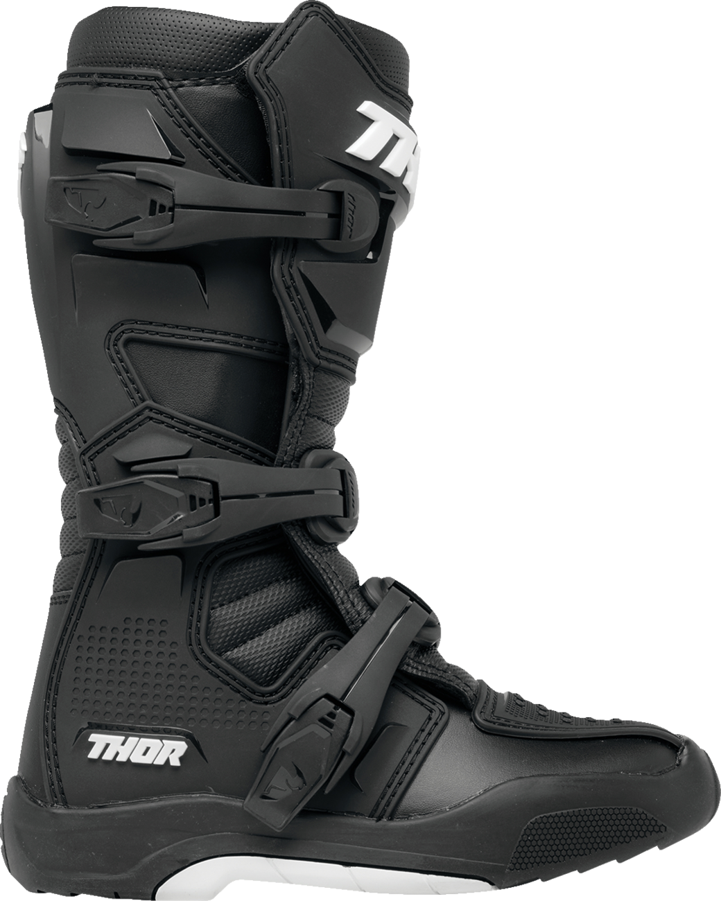 THOR Youth Blitz XR Boots - Black/White - Size 3 3411-0726