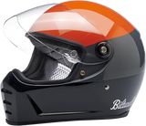 BILTWELL Lane Splitter Helmet - Gloss Podium Orange/Gray/Black - XL 1004-550-105