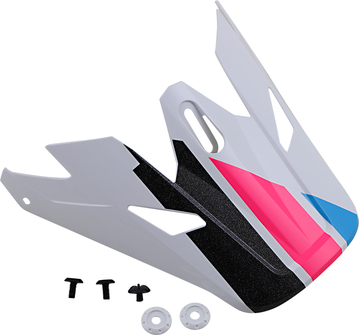 Z1R Rise Visor - Evac - Gloss White/Pink/Blue 0132-1393