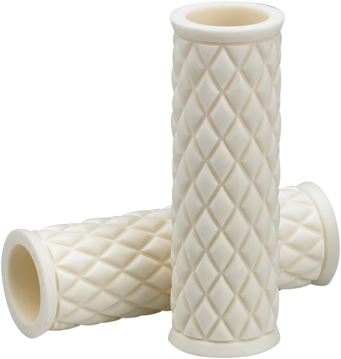 BILTWELL Grips - Alumicore - Replacement - White 6706-0201