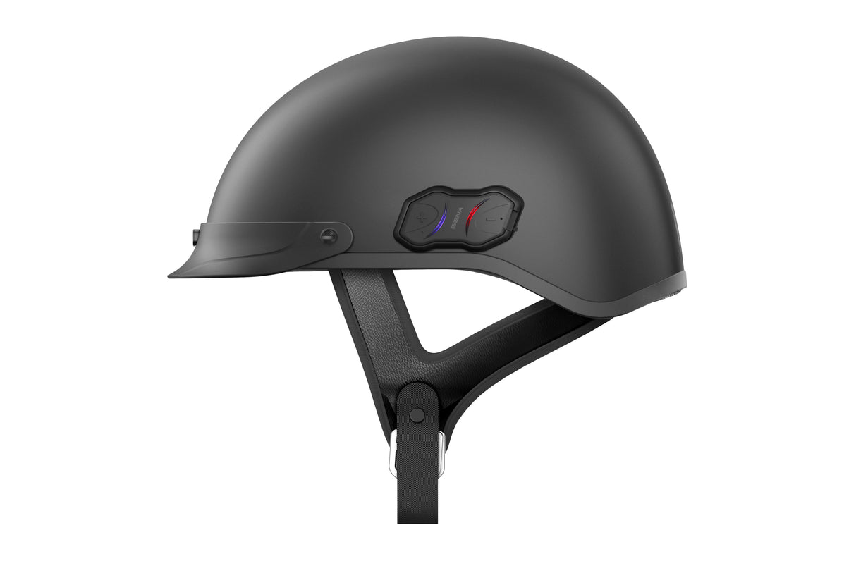 SENA Cavalry Bluetooth Half Helmet Matte Black 2x CAVALRY-CL-MB-XXL