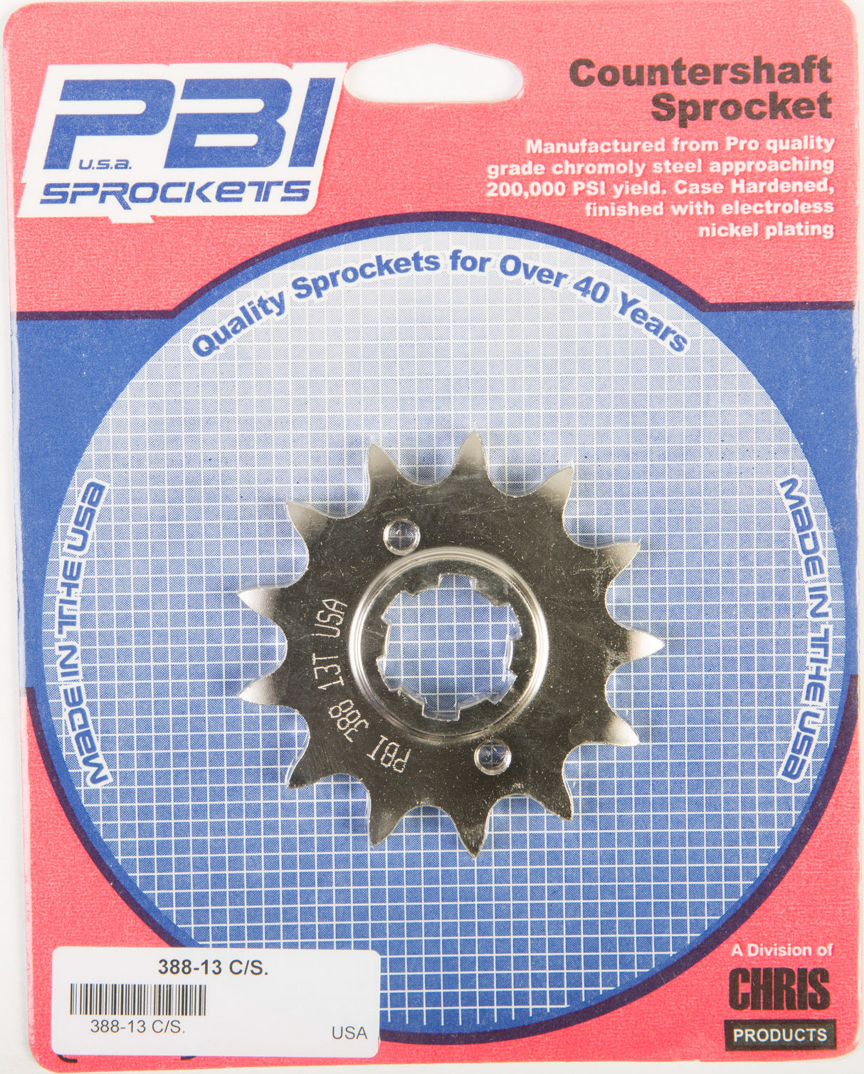 PBIFront Cs Sprocket Steel 13t-520 Hon388-13