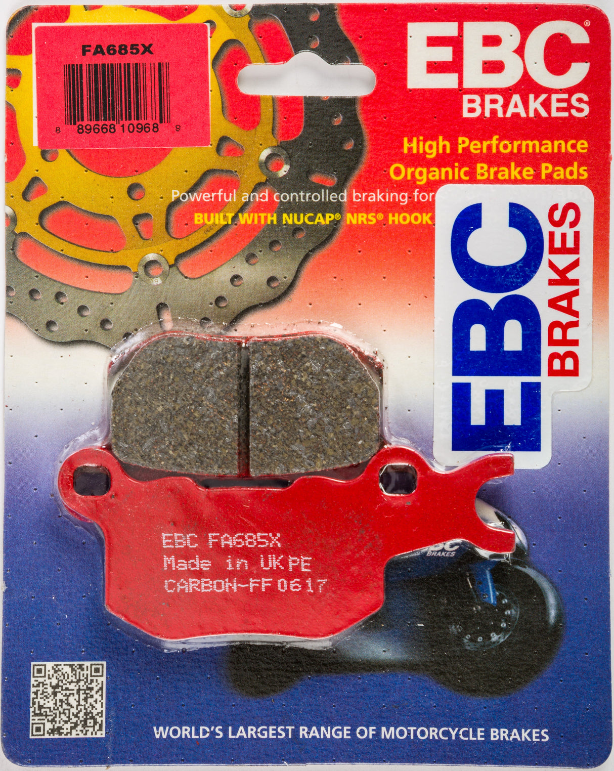 EBC Brake Pads Fa685x Carbon X Series FA685X