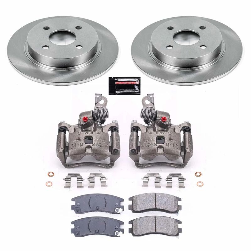 Power Stop 96-98 Saturn SC1 Rear Autospecialty Brake Kit w/Calipers