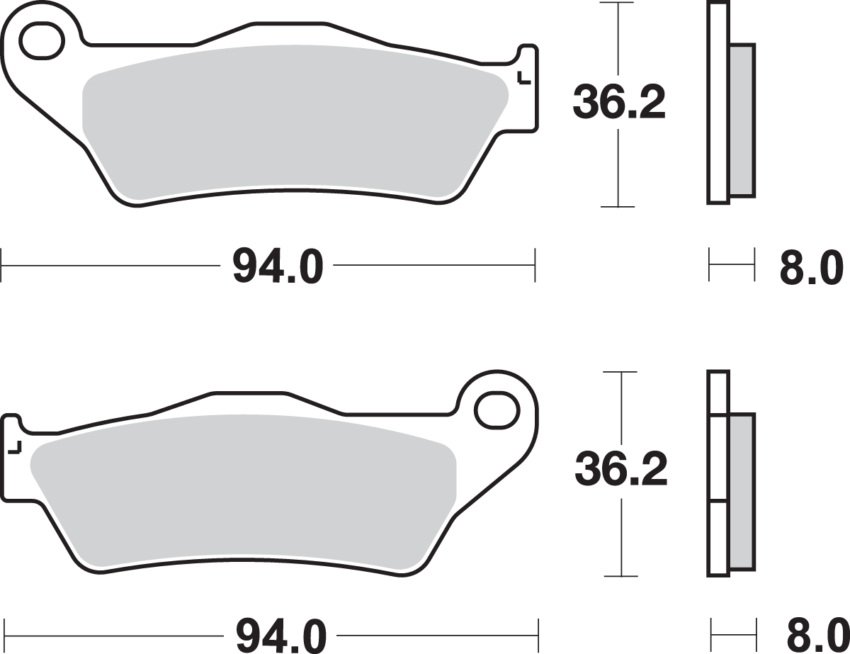 SBS Off-Road Sintered Brake Pads 671SI