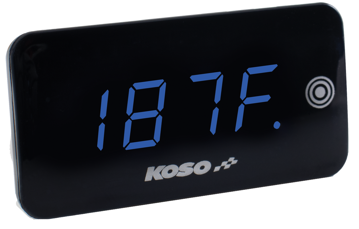 KOSOSuper Slim Touch Screen Volt & Temp Gauge Blue DisplayBA068040