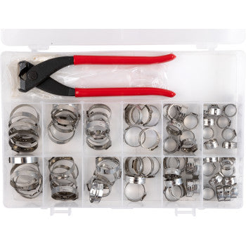 MOOSE RACING Ear Clamp with Jaw Pincer - Assortment - Kit T03-6243K