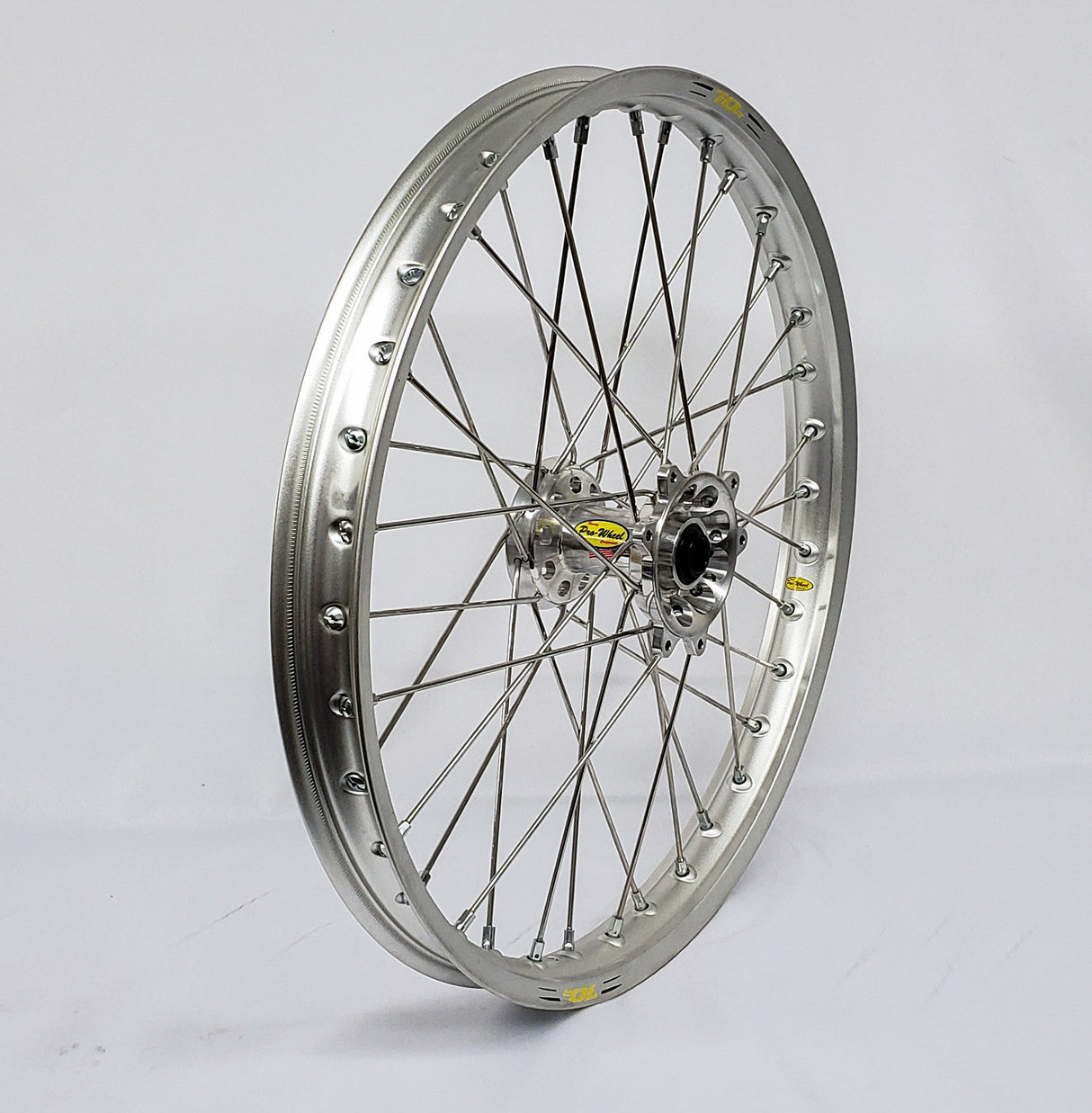 PRO-WHEEL Wheel Rear 1.60x14 Silver Hub Sil Rim/Sil Spoke/Sil Nipple 24-5341111