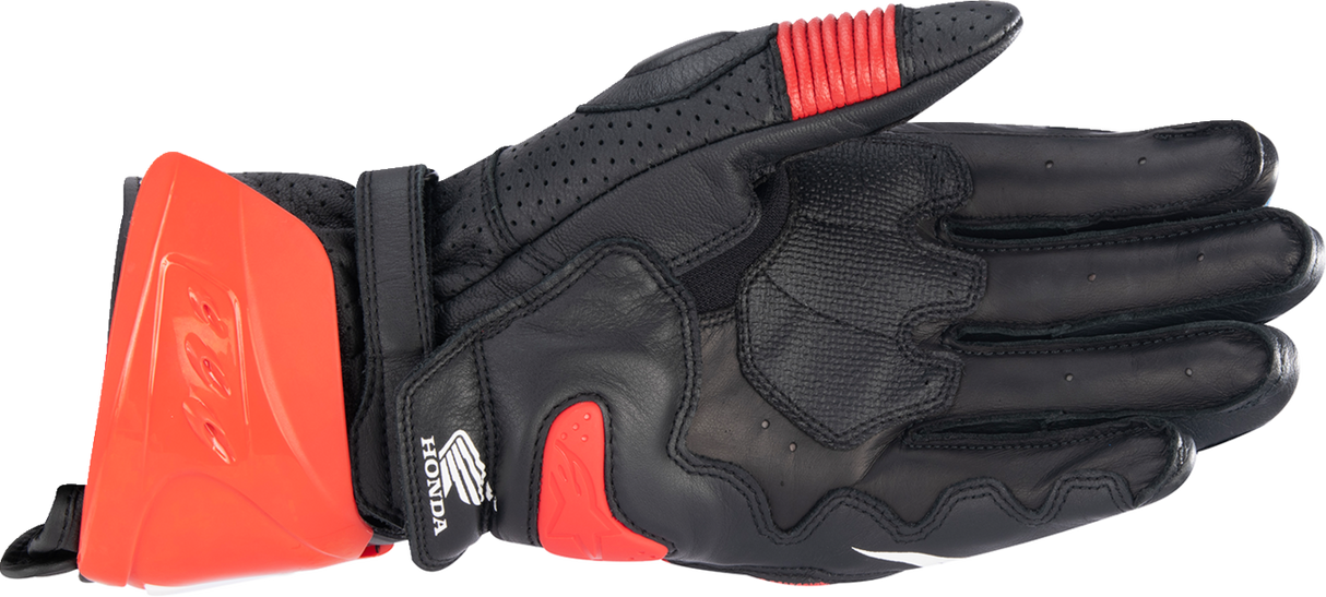 ALPINESTARS Honda GP Pro R3 Gloves - Black/Bright Red/Blue - XL 3556223-1317-XL