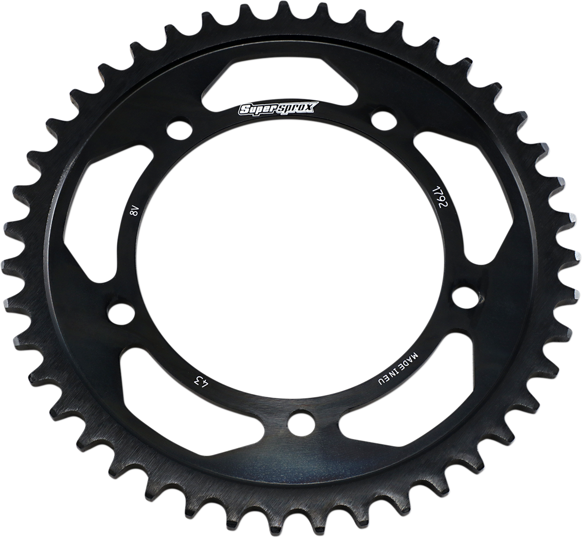 SUPERSPROX Edge Rear Sprocket - Black - 43 Tooth RFA-1792-43-BLK