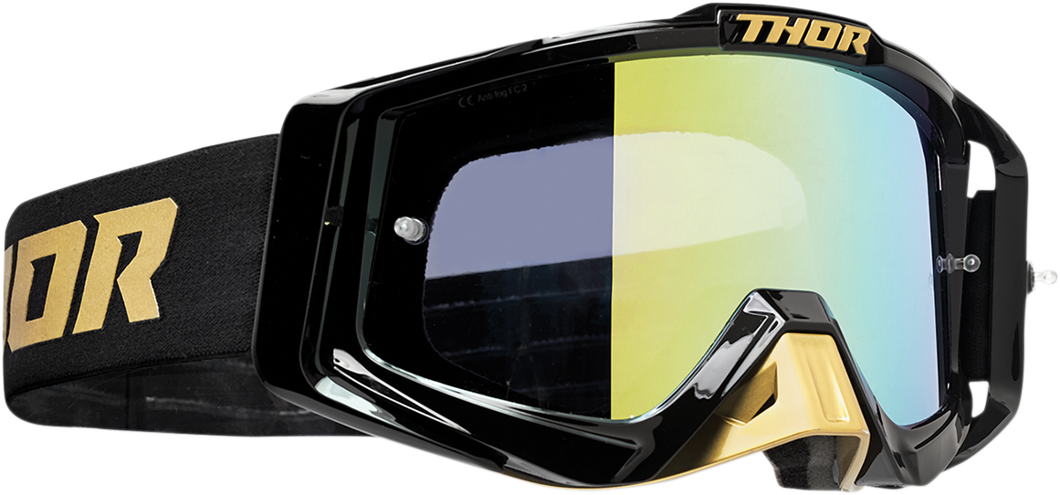 THOR Sniper Pro Goggles - Solid - Gold/Black 2601-2227