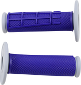 MOOSE RACING Grips - Compound - Half-Waffle - Blue 1MG2315-UEM