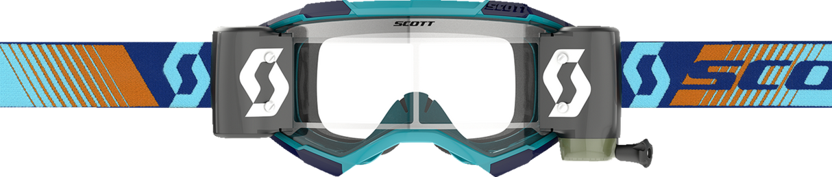 SCOTT Fury WFS Goggles - Royal Blue/Orange - Clear Works 278596-7436113