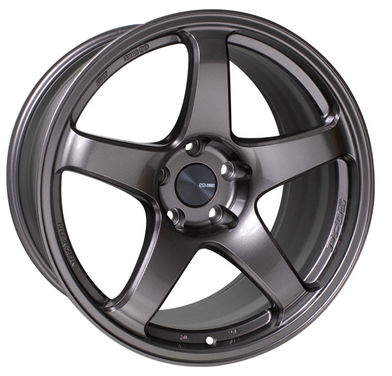 Enkei PF05 18x8 5x114.3 45mm Offset 75mm Bore Dark Silver Wheel 527-880-6545DS