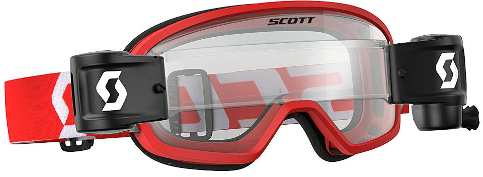 SCOTT Youth Buzz Wfs Goggle Red/White W/Clear Lens 262578-1005113