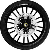 COASTAL MOTO Atlantic Front Wheel - Black (21") | Rotor (12.6) | Dunlop AE Tire (130/60B21) PKG-ATL213SB-24ABST
