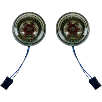 CUSTOM DYNAMICS ProBeam® Front Turn Signal Inserts - LED - Smoke Lens PB-AW-25JAE-S