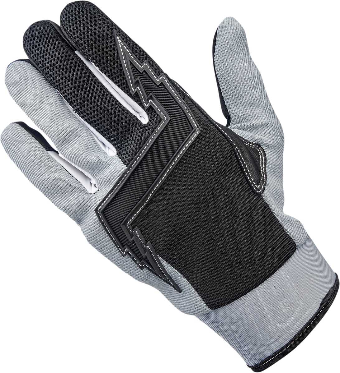 BILTWELL Baja Gloves - Gray - Medium 1508-1101-303