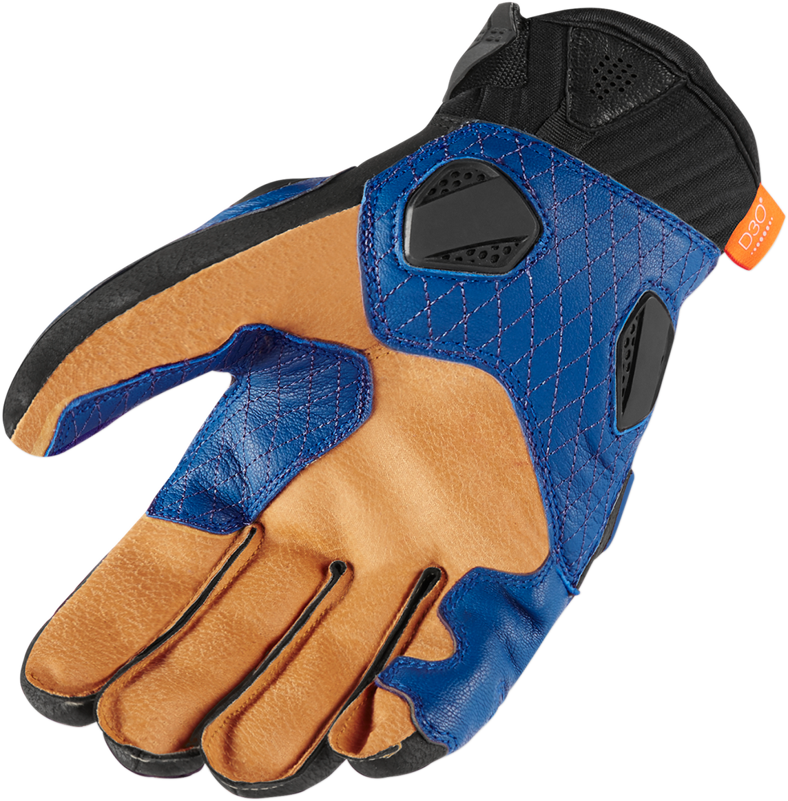 ICON Hypersport™ Short Gloves - Blue - Large 3301-3541