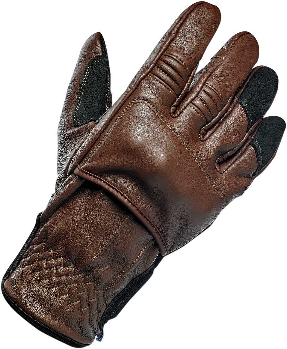 BILTWELL Belden Gloves - Chocolate/Black - Large 1505-0201-304