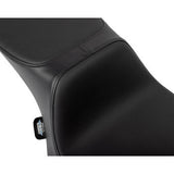 DRAG SPECIALTIES Performance Predator 2-Up Seat - Extended Reach - Solar Leather - Smooth - FLHX/FLTR '23-'24 0801-1944