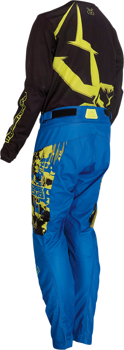 MOOSE RACING Youth Agroid Pants - Blue/Hi Vis - 24 2903-2168