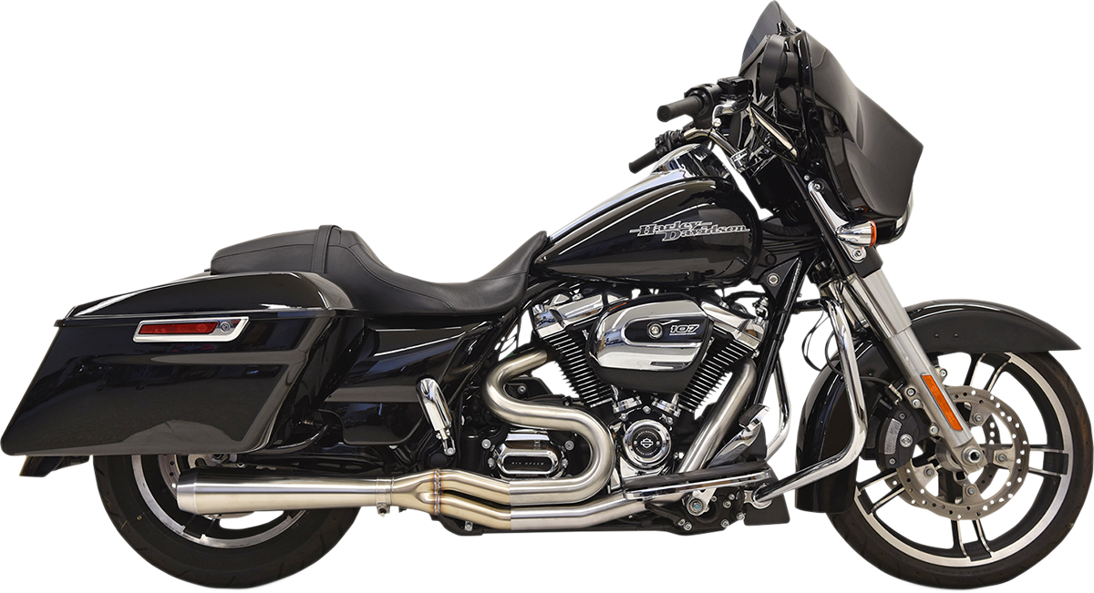 BASSANI XHAUST 2:1 Exhaust - Stainless Steel 1F22SS