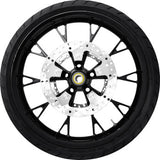 COASTAL MOTO Marlin Front Wheel - Black (21") | Rotor (12.6) | Dunlop AE Tire (130/60B21) PKG-MAR213SB-24ABST