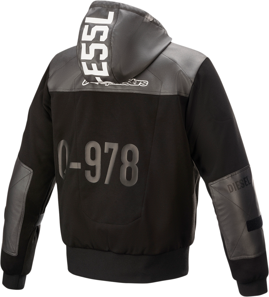 ALPINESTARS Shotaro Hoodie - Black - 4XL 4207421-10-4X