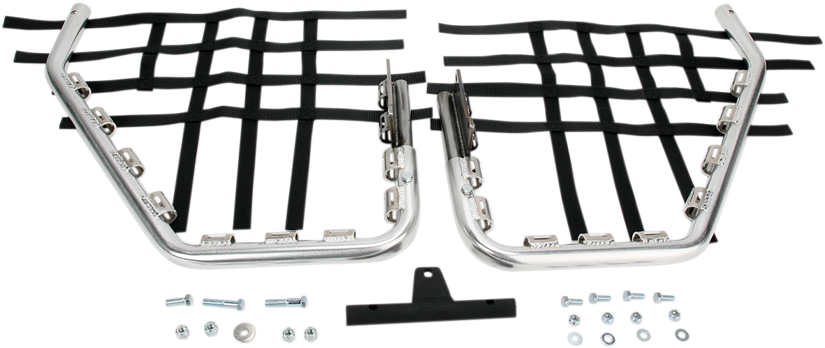 DG PERFORMANCE Nerf Bars - YFM 700R - Natural/Black 60-4475