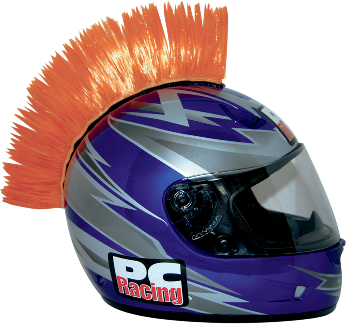 PC RACING Helmet Mohawk - Orange PCHMORANGE