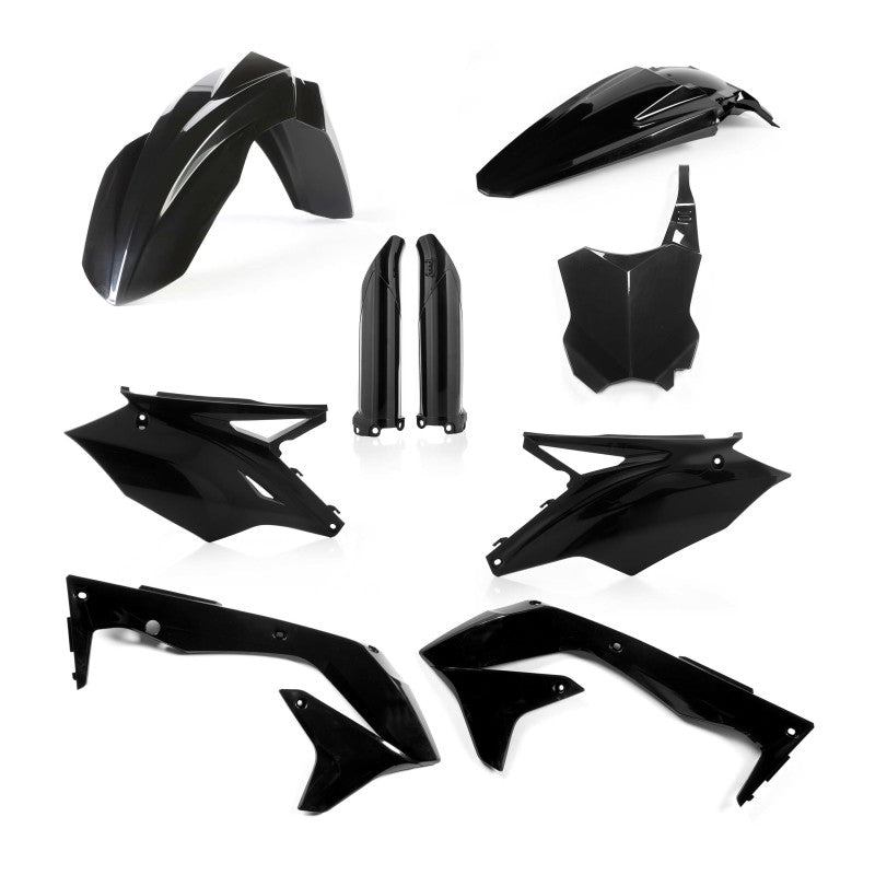 Acerbis 16-17 Kawasaki KX450F Full Plastic Kit - Black 2449570001