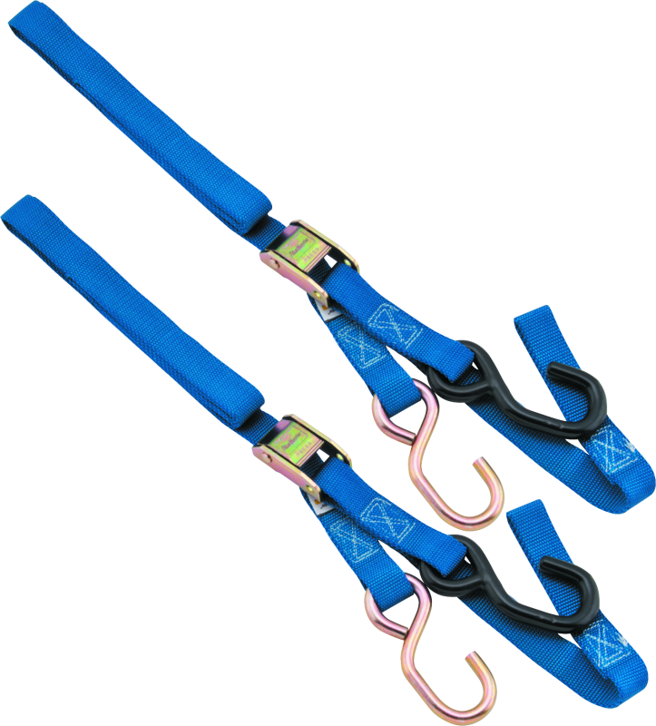 BikeMaster Tiedown Integrated Softhook - Blue 100515