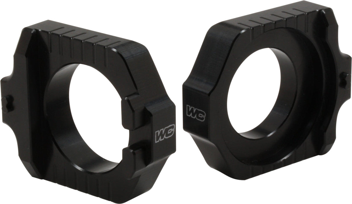 WORKS Axle Blocks Elite Ktm/Hus Black 17-260